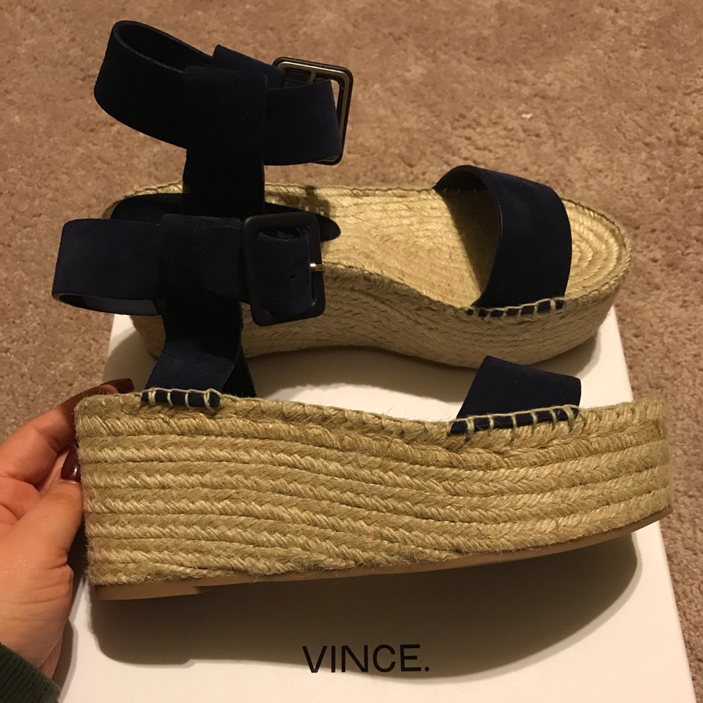 Vince platform espadrilles